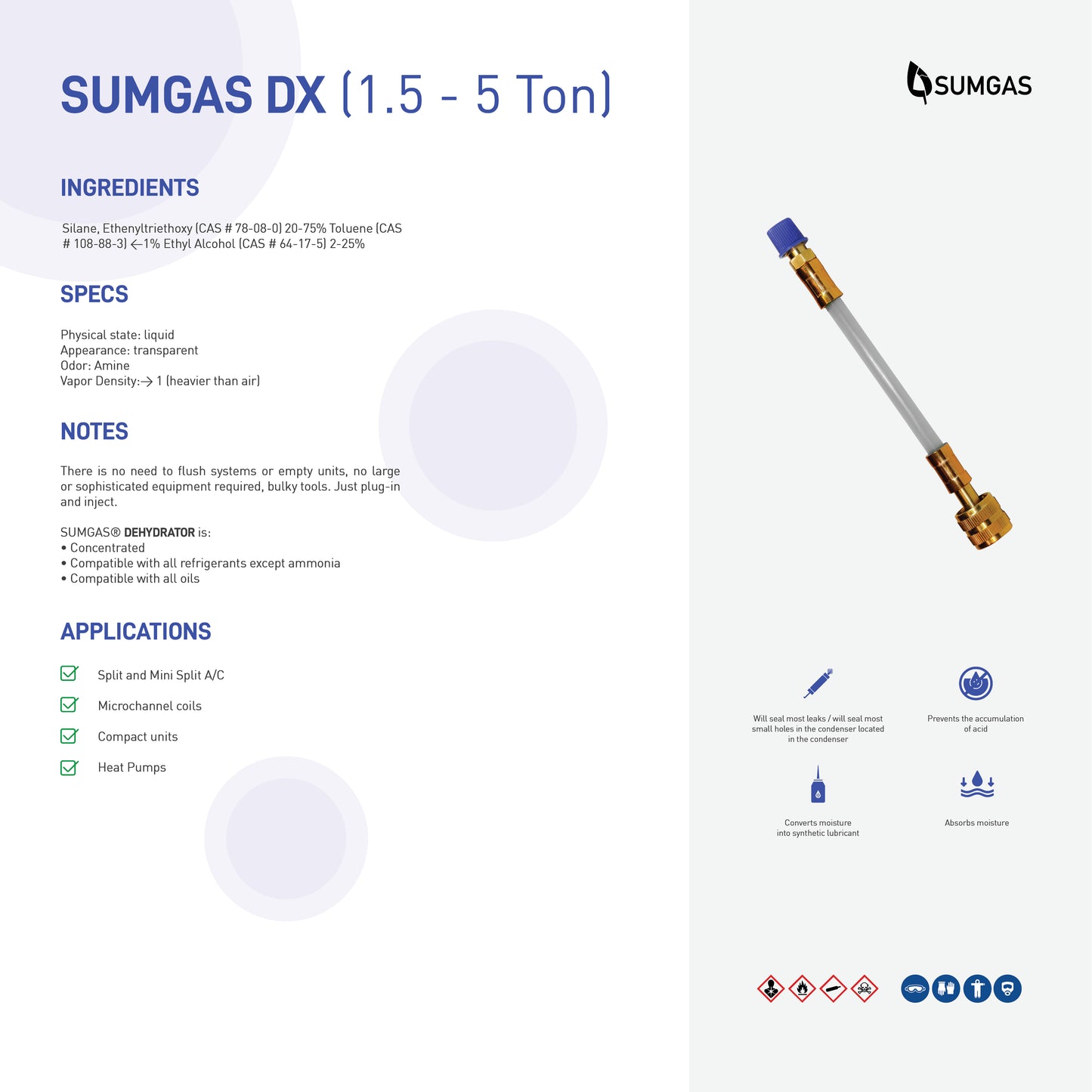 SUMGAS DX (1,5 - 5 Ton)
