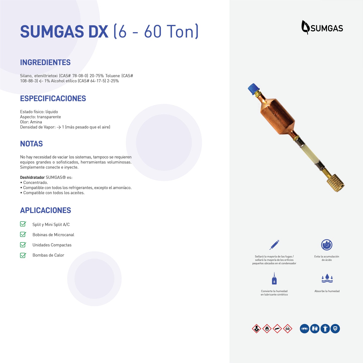 SUMGAS DX (6 - 60 Ton)