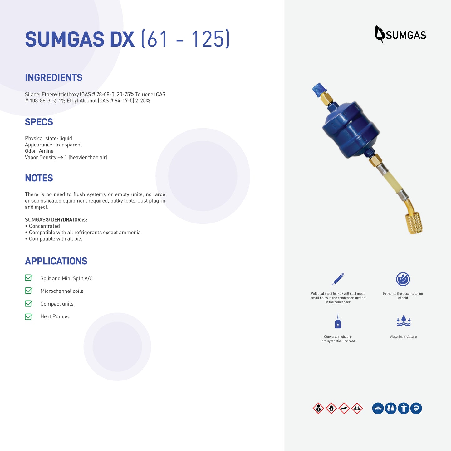 SUMGAS DX (61 - 125 Ton)